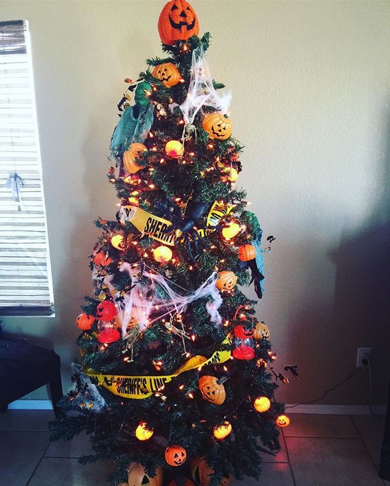 Crafty Halloween Trees That Can be Used for Christmas Too