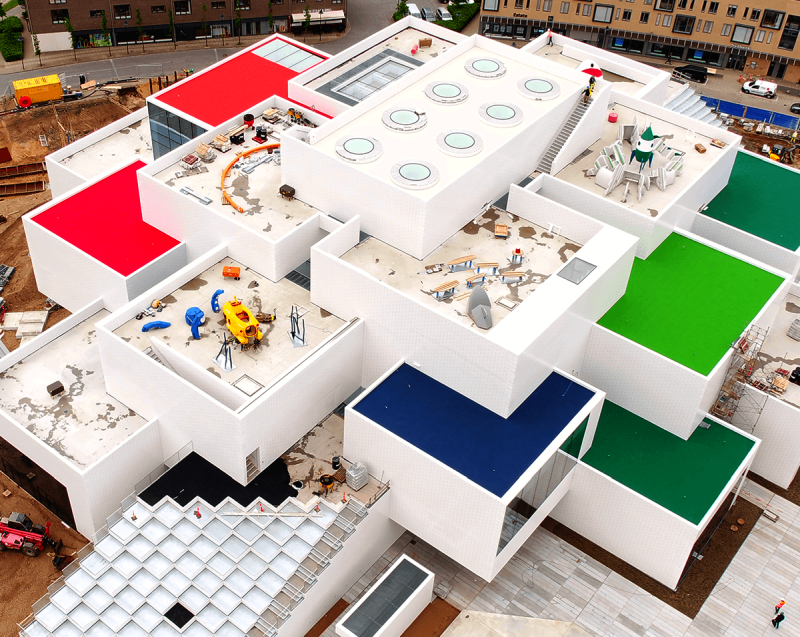 Lego House construction