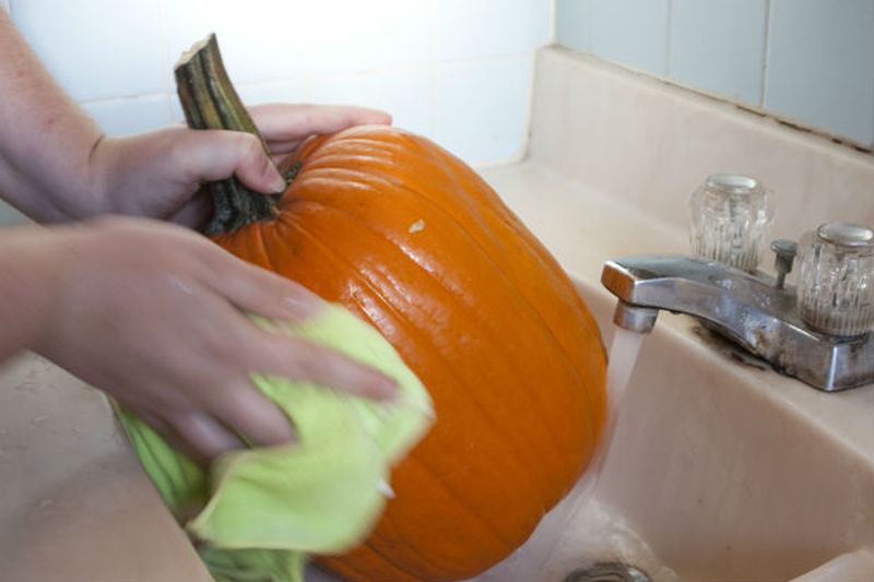 Rinse out your pumpkin