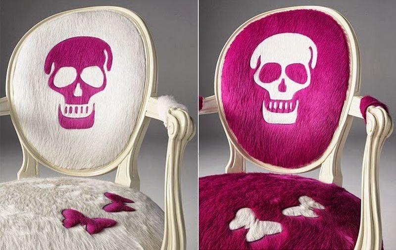 Skull chair by Geoffrey Bradfield