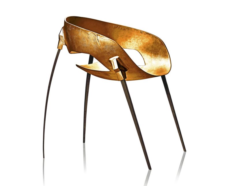 Sputnik Chair Harow Apollo 11 Table by Harold Sangouard