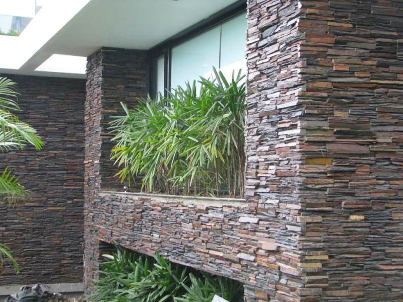 Stone wall cladding