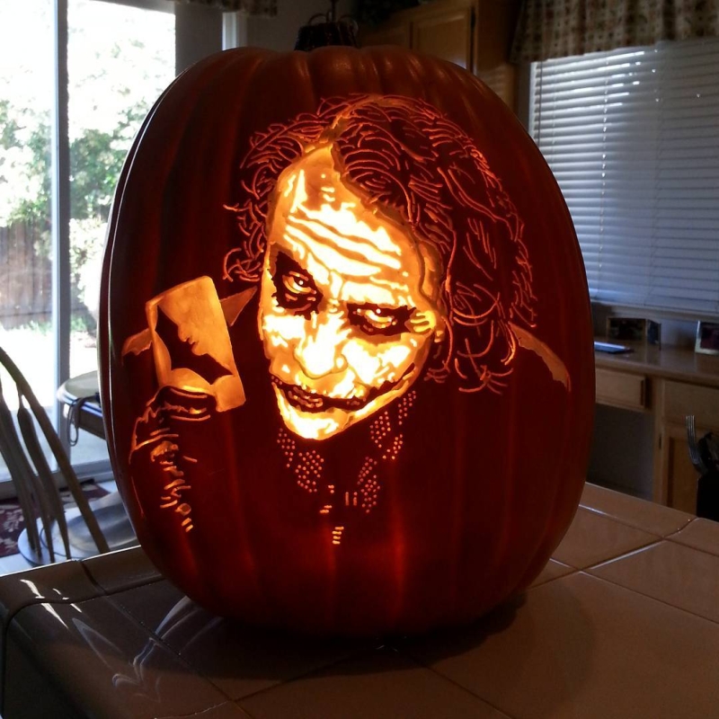 Custom-carved pumpkins by Alex Werr