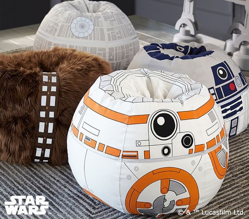 This Chewbacca bean bag chair is perfect for Star Wars fans