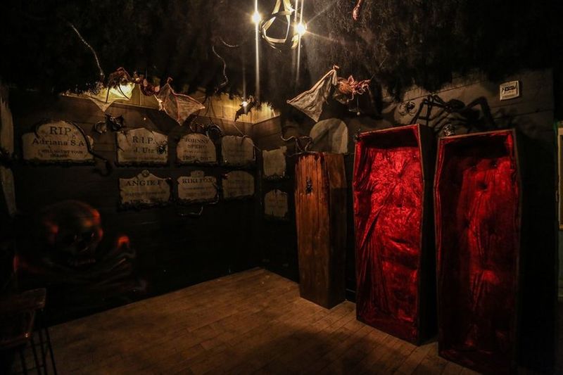 This Halloween-themed pop-up bar in Shaw summons evil spirits