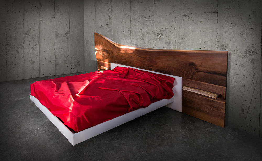 Sentients Live Edge Bed Adds Elegance To Your Room 