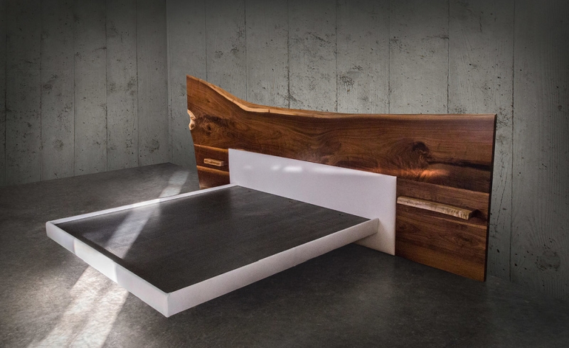 Live Edge Bed by SENTIENT