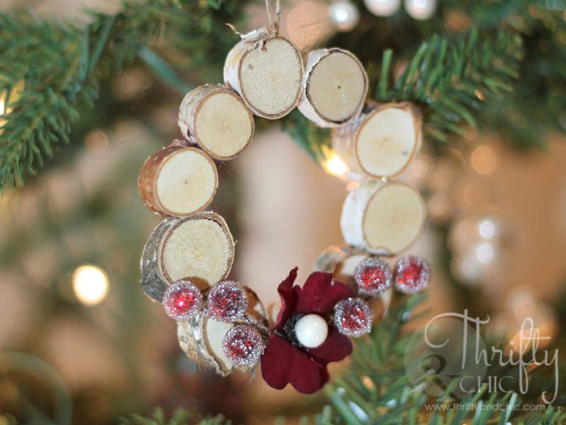 A wood wreath