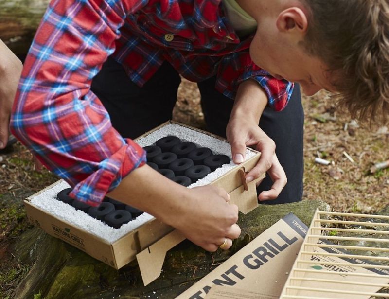 CasusGrill biodegradable instant BBQ