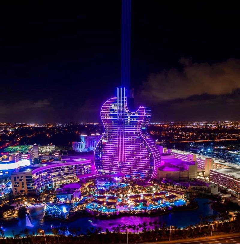 Guitar-Shaped Hotel Destined to be Next Big Attraction in Hollywood, Florida