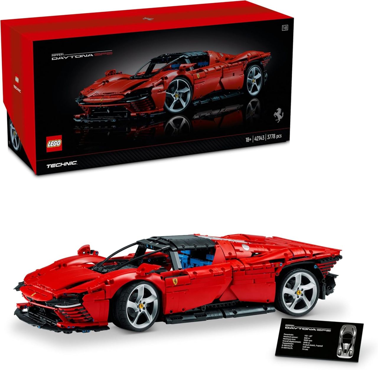 LEGO Technic Ferrari Daytona SP3 Building Kit