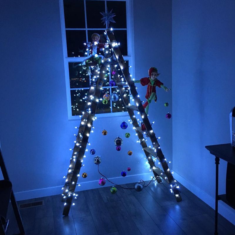 People are ditching real trees for ladder Christmas trees