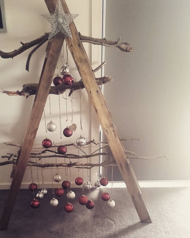 People are ditching real trees for ladder Christmas trees