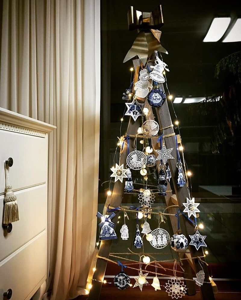 People are ditching real trees for ladder Christmas trees