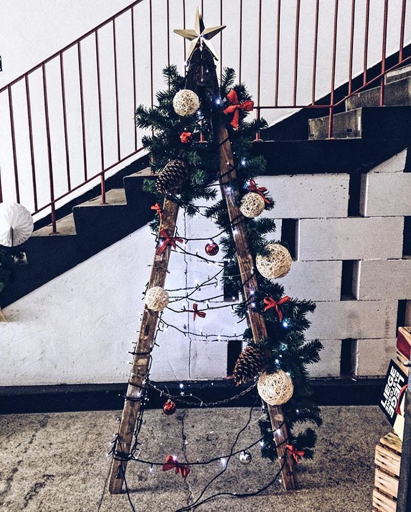 People are ditching real trees for ladder Christmas trees