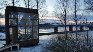 Scarcity and Creativity Studio’s glass cabin to live amongst nature