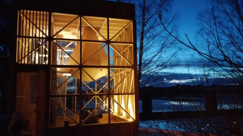 Scarcity and Creativity Studio’s glass cabin to live amongst nature