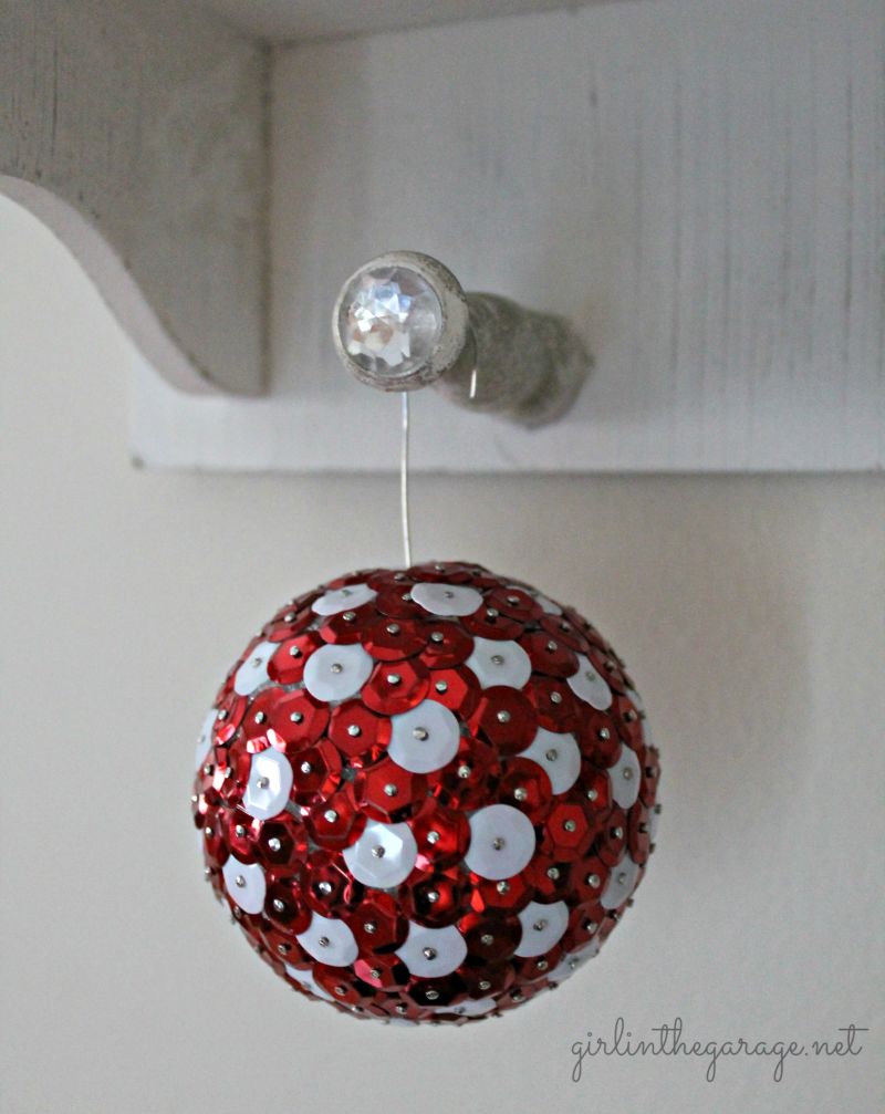 Sequin DIY Christmas decoration balls