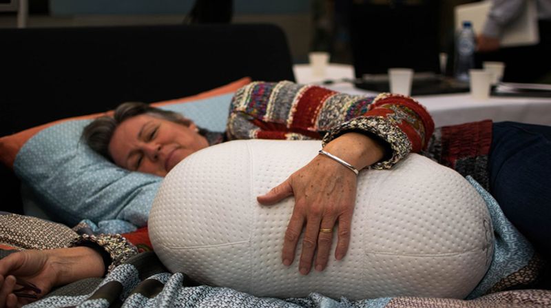 Somnox robotic hug pillow simulates breathing to improve your sleep