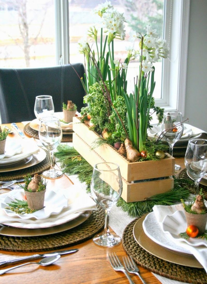 Christmas Tabletop centerpieces