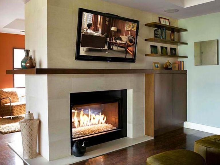 Mounting Tv Over Fireplace Before After Photos That Will Shock You - cqm53fl