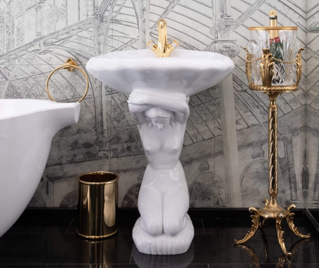 Unique Bathroom Sculpture to Add Character -Bathroom Décor Ideas