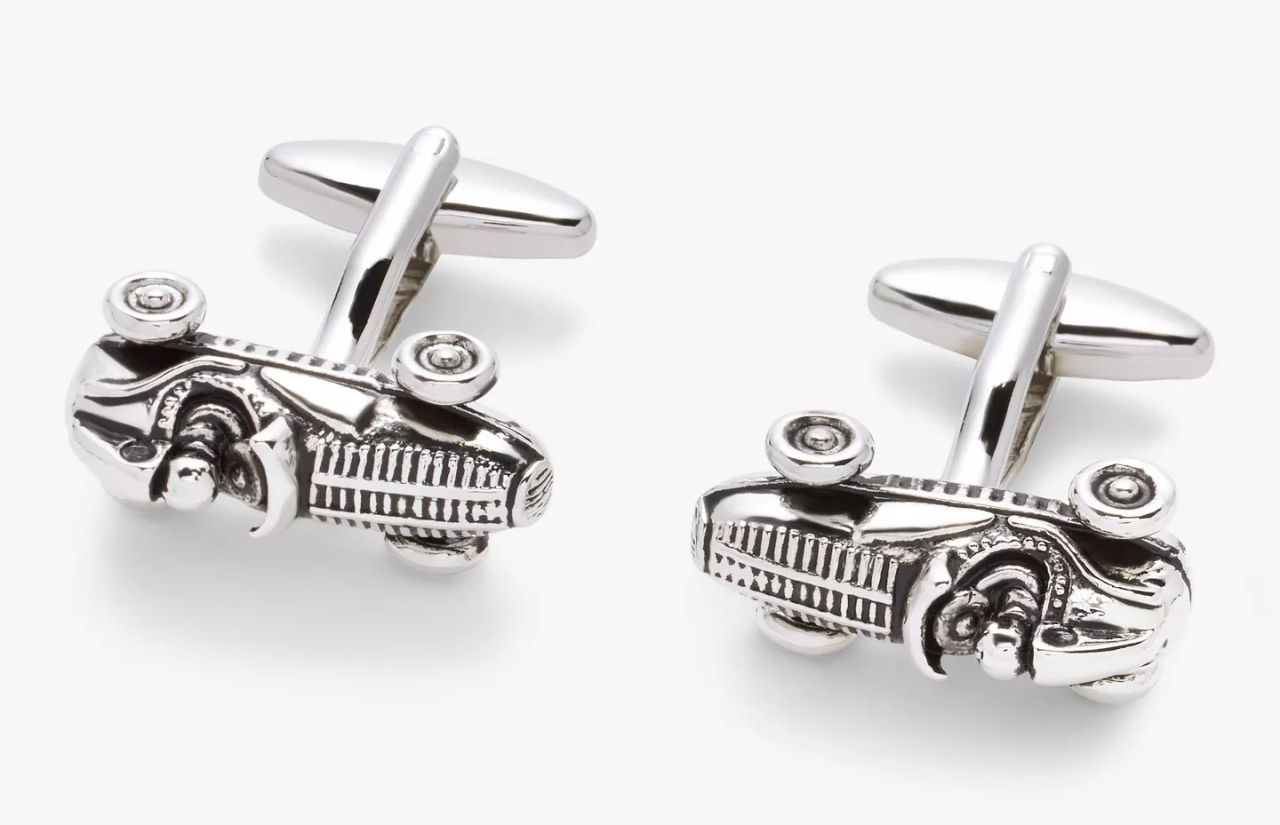 Vintage Racing Car Cufflinks