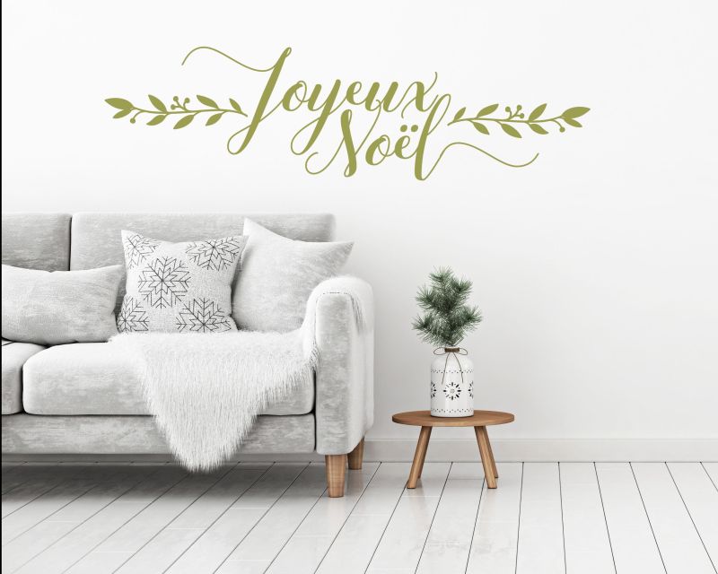 wording Wall decals and artwork for Christmas decor