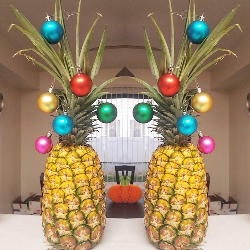 Pineapple christmas tree