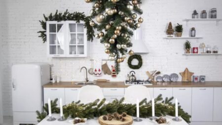 Upside-Down Christmas Trees are Trending Again and We are in Love upside-down Christmas tree
