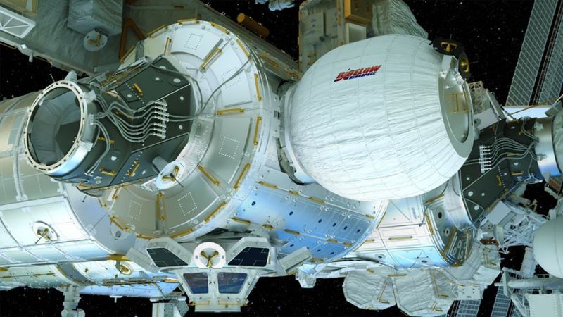 Bigelow's BEAM inflatable space habitat and CSS