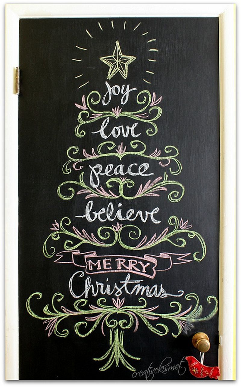 Chalkboard Christmas Tree