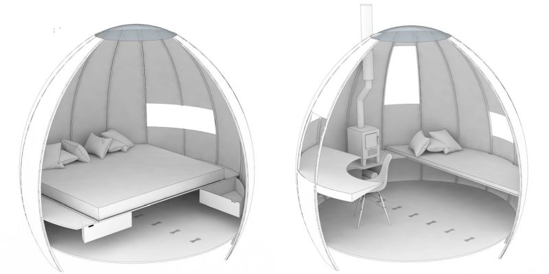 Domed garden pod by Podmakers lets you work, meditate or sleep 