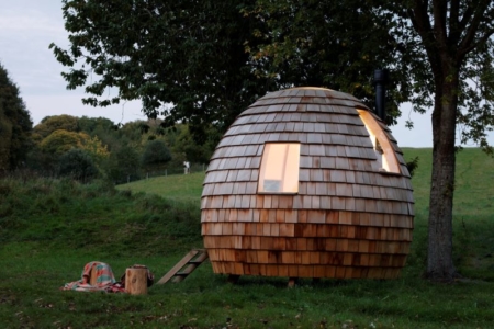 Domed garden pod by Podmakers lets you work, meditate or sleep