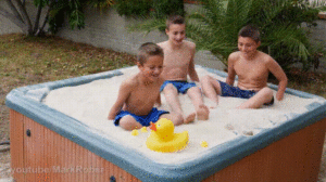 Ex-NASA engineer creates liquid sand hot tub you've never seen before