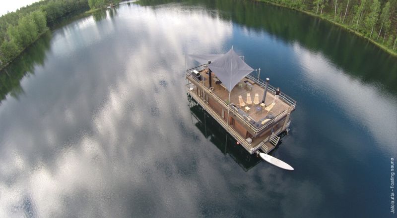 Floating sauna Helsinki