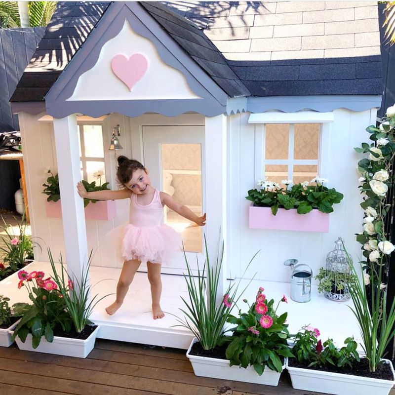 Millie-Belle Diamond owns world's most luxurious playhouse