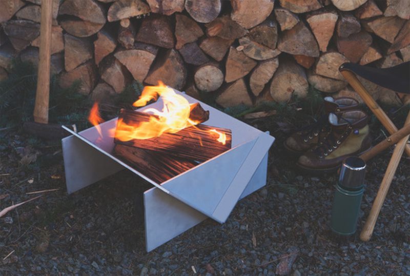 Stahl firepit-