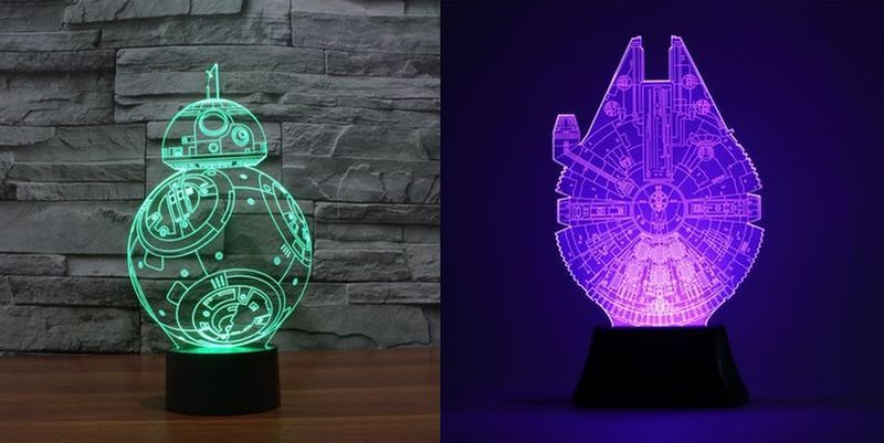 Star Wars 3D LED nightlight lamp