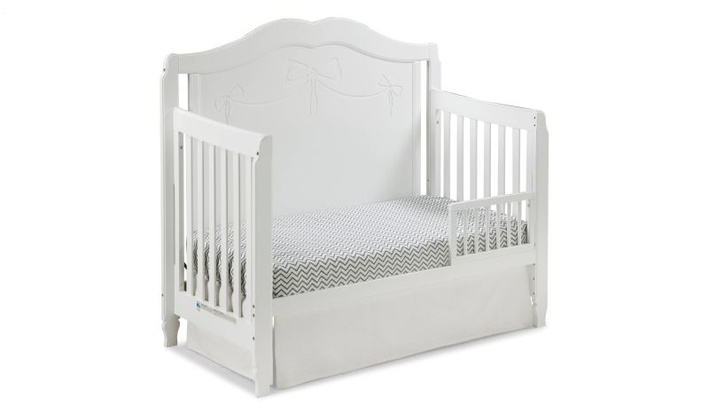 Storkcraft’s Princess convertible crib grows with your child