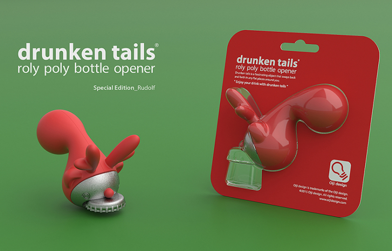 Tail bottle opener