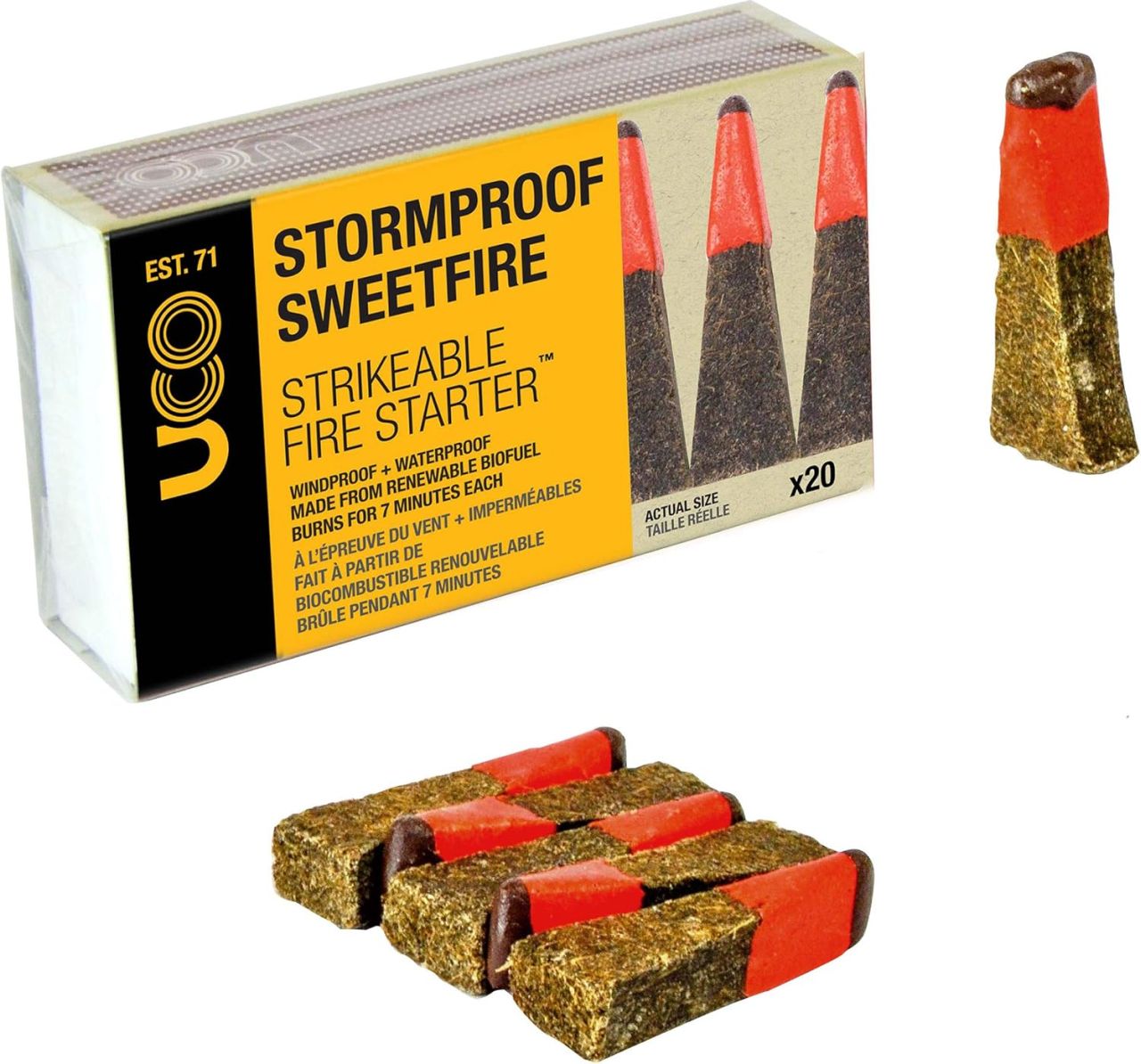 UCO Stormproof Sweetfire Strikeable Firestarters