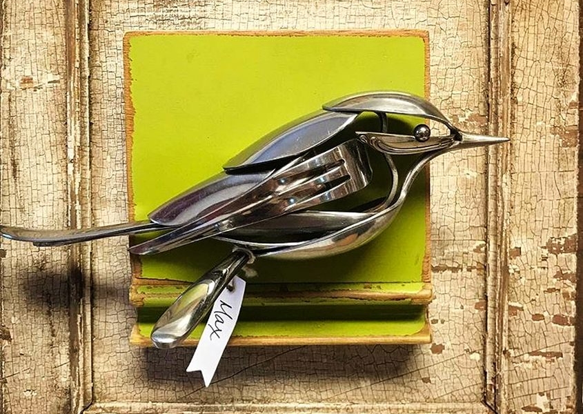 Matt Wilson Turns old Cutlery into Unique Metal Sculptures