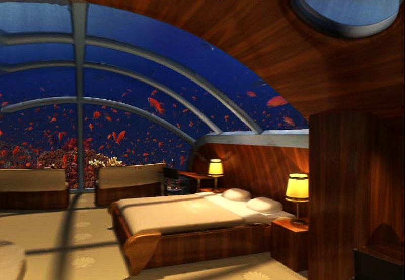 best underwater hotel rooms in the world 