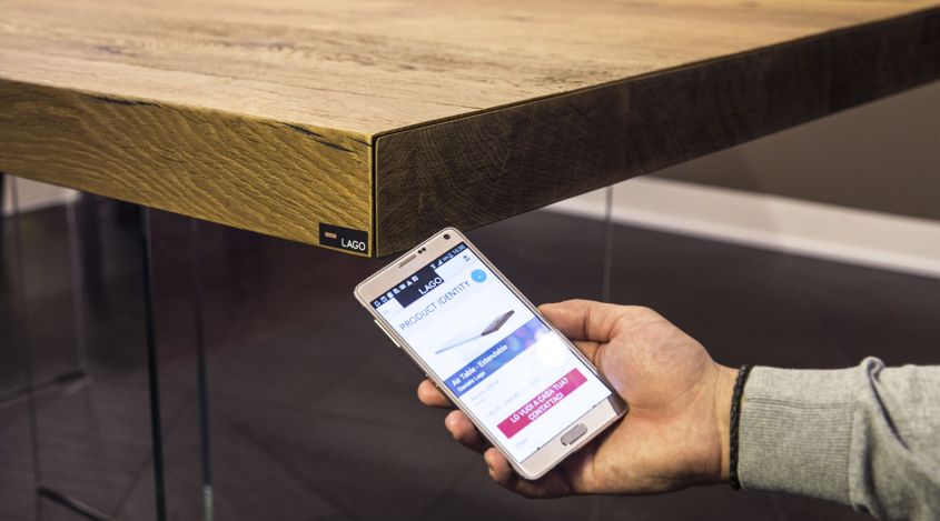Lago’s smart furniture can interact with people
