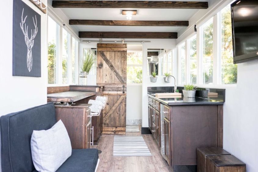 Affordable Shipping Container Homes with wooden interiors 