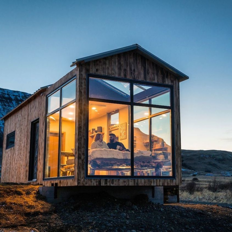 Iceland's Panorama Glass Lodge Lets You Doze Off Under Northern Lights