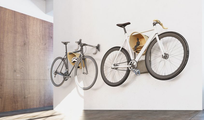 bicycle wall shelf