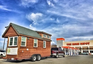 Man Builds High-Tech Tiny Home on Wheels with iPhone-Controlled Skylight