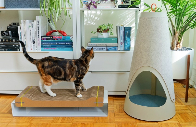 Wiski’s Cute Cat Furniture Seamlessly Blends into Modern Interiors